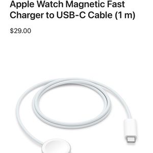 Used Apple Watch Apple brand charger